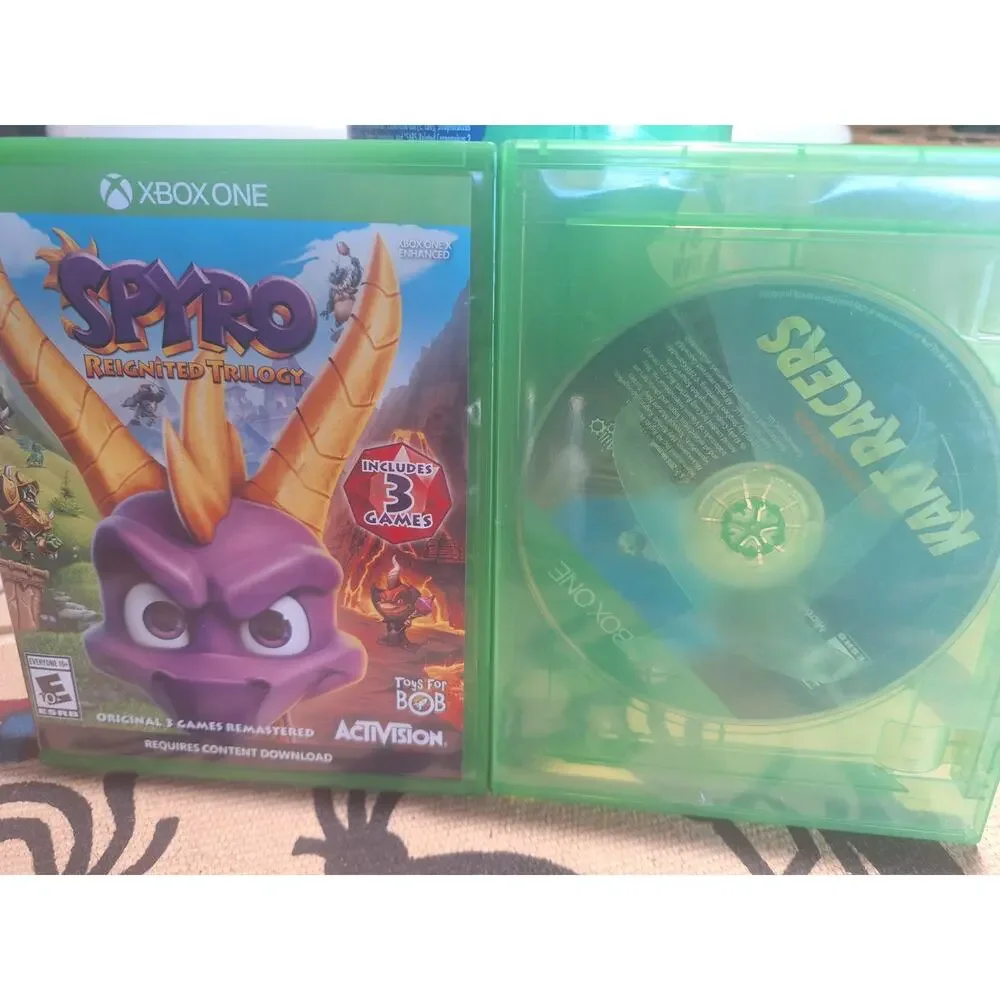 Spyro Reignited Trilogy + Nickelodeon Kart Racers Xbox One Bundle